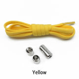 Elastic No Tie Shoelaces Semicircle Shoe Laces For Kids and Adult Sneakers Shoelace Quick Lazy Metal Lock Laces Shoe Strings