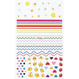 1pcs Black White 3D Nail Art Stickers Sliders Flowers Mandala Leaf Geometry Adhesive Nail Decals Foil Design Manicure TRF564-573