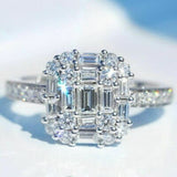 2017 Hot sale New Design Luxury Big Oval CZ Ring Golden Color Wedding ring Fine Jewelry for Women Free Shipping Jewelry