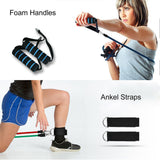 11pcs/set Pull Rope Fitness Exercises Resistance Bands Latex Tubes Pedal Excerciser Body Training Workout Yoga Elastic band