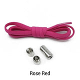 Elastic No Tie Shoelaces Semicircle Shoe Laces For Kids and Adult Sneakers Shoelace Quick Lazy Metal Lock Laces Shoe Strings