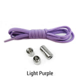 Elastic No Tie Shoelaces Semicircle Shoe Laces For Kids and Adult Sneakers Shoelace Quick Lazy Metal Lock Laces Shoe Strings
