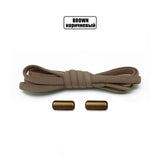 Elastic No Tie Shoelaces Semicircle Shoe Laces For Kids and Adult Sneakers Shoelace Quick Lazy Metal Lock Laces Shoe Strings