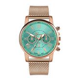 Stainless Steel Strap Watches For Women Luxury 2020 Rose Gold Dial Quartz Wrist Watch For Ladies Bracelet Reloj Mujer Relogio