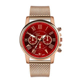 Stainless Steel Strap Watches For Women Luxury 2020 Rose Gold Dial Quartz Wrist Watch For Ladies Bracelet Reloj Mujer Relogio