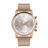 Stainless Steel Strap Watches For Women Luxury 2020 Rose Gold Dial Quartz Wrist Watch For Ladies Bracelet Reloj Mujer Relogio