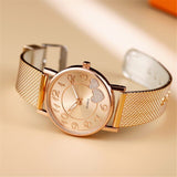 Luxury Women Watches The Latest Top Fashion Ladies Mesh Belt Watch Wild Lady Creative Fashion Gift Zegarek Damski Feminino