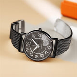 Luxury Women Watches The Latest Top Fashion Ladies Mesh Belt Watch Wild Lady Creative Fashion Gift Zegarek Damski Feminino